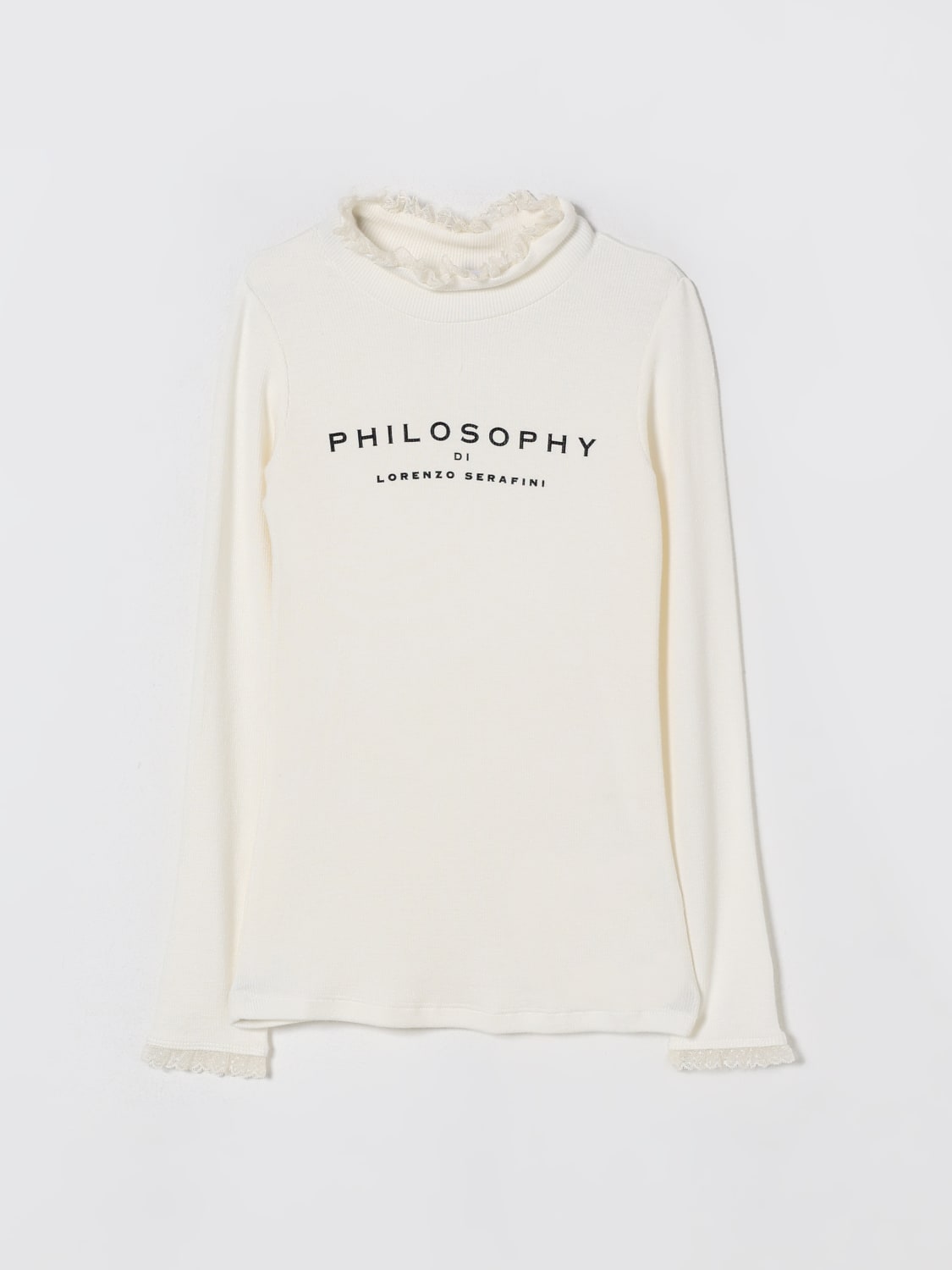 PHILOSOPHY DI LORENZO SERAFINI SWEATER: Sweater kids Philosophy Di Lorenzo Serafini, White - Img 1