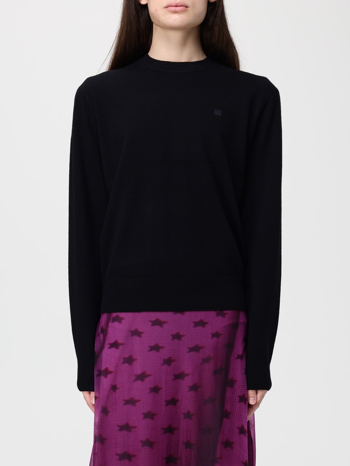 ACNE STUDIOS SWEATER: Sweatshirt woman Acne Studios, Black - Img 1