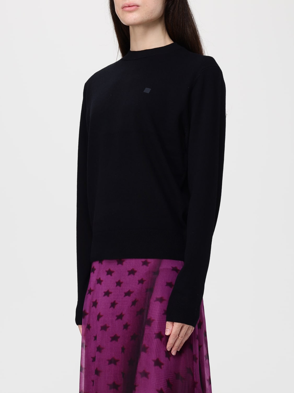ACNE STUDIOS SWEATER: Sweatshirt woman Acne Studios, Black - Img 4