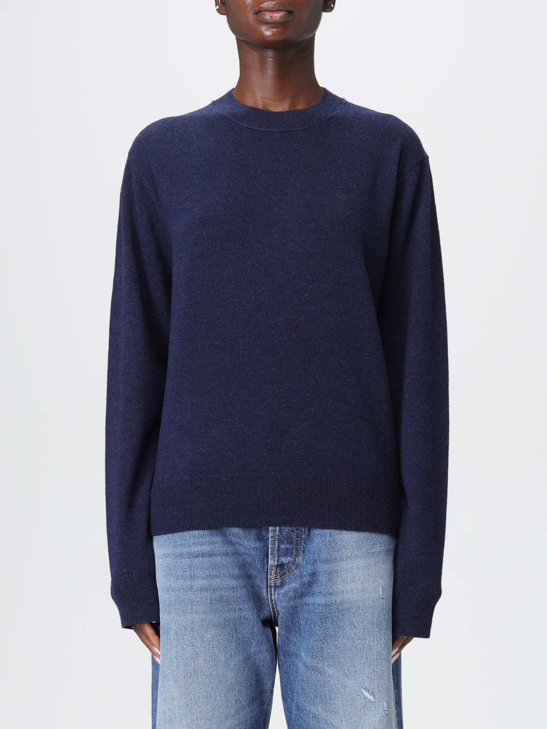 ACNE STUDIOS SWEATER: Sweatshirt woman Acne Studios, Blue - Img 1
