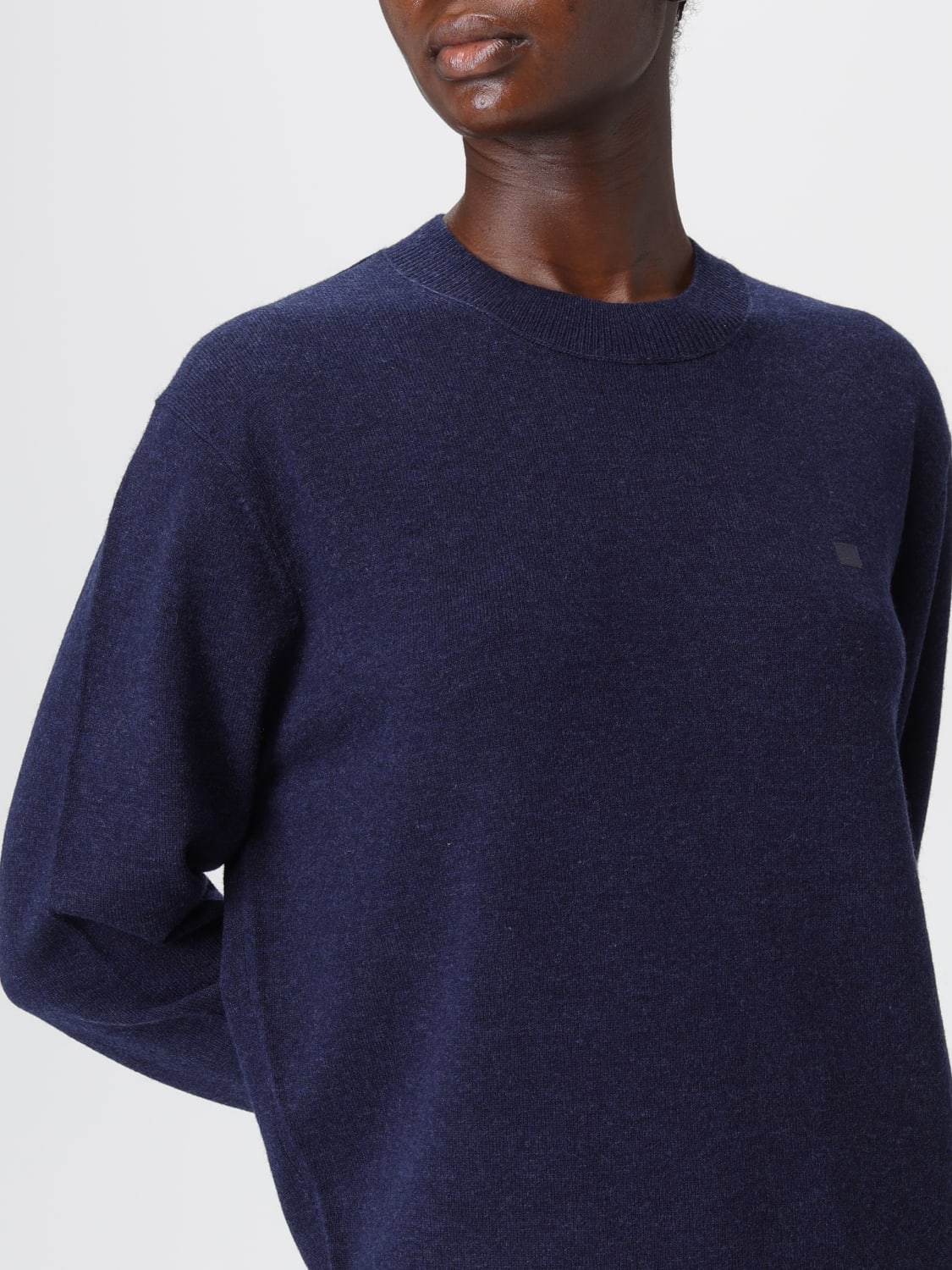 ACNE STUDIOS SWEATER: Sweatshirt woman Acne Studios, Blue - Img 5