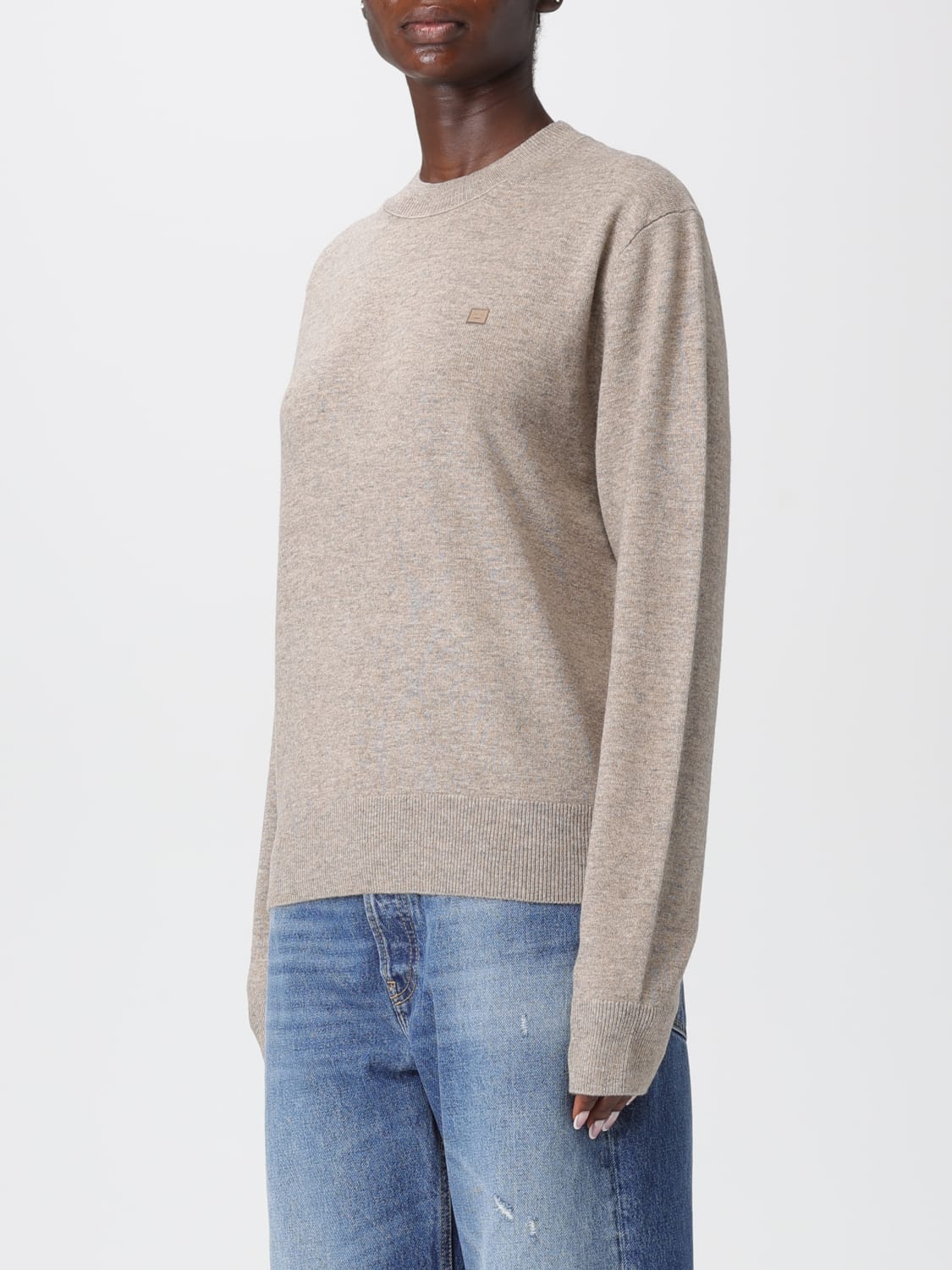 ACNE STUDIOS SWEATER: Sweatshirt woman Acne Studios, Grey - Img 4