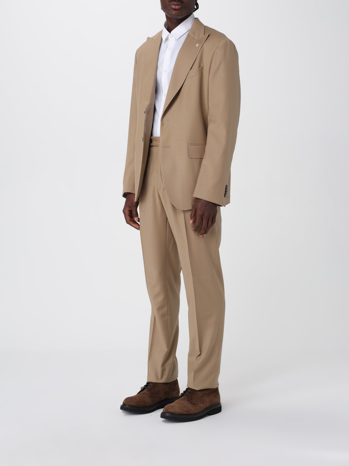 MANUEL RITZ SUIT: Suit men Manuel Ritz, Beige - Img 4