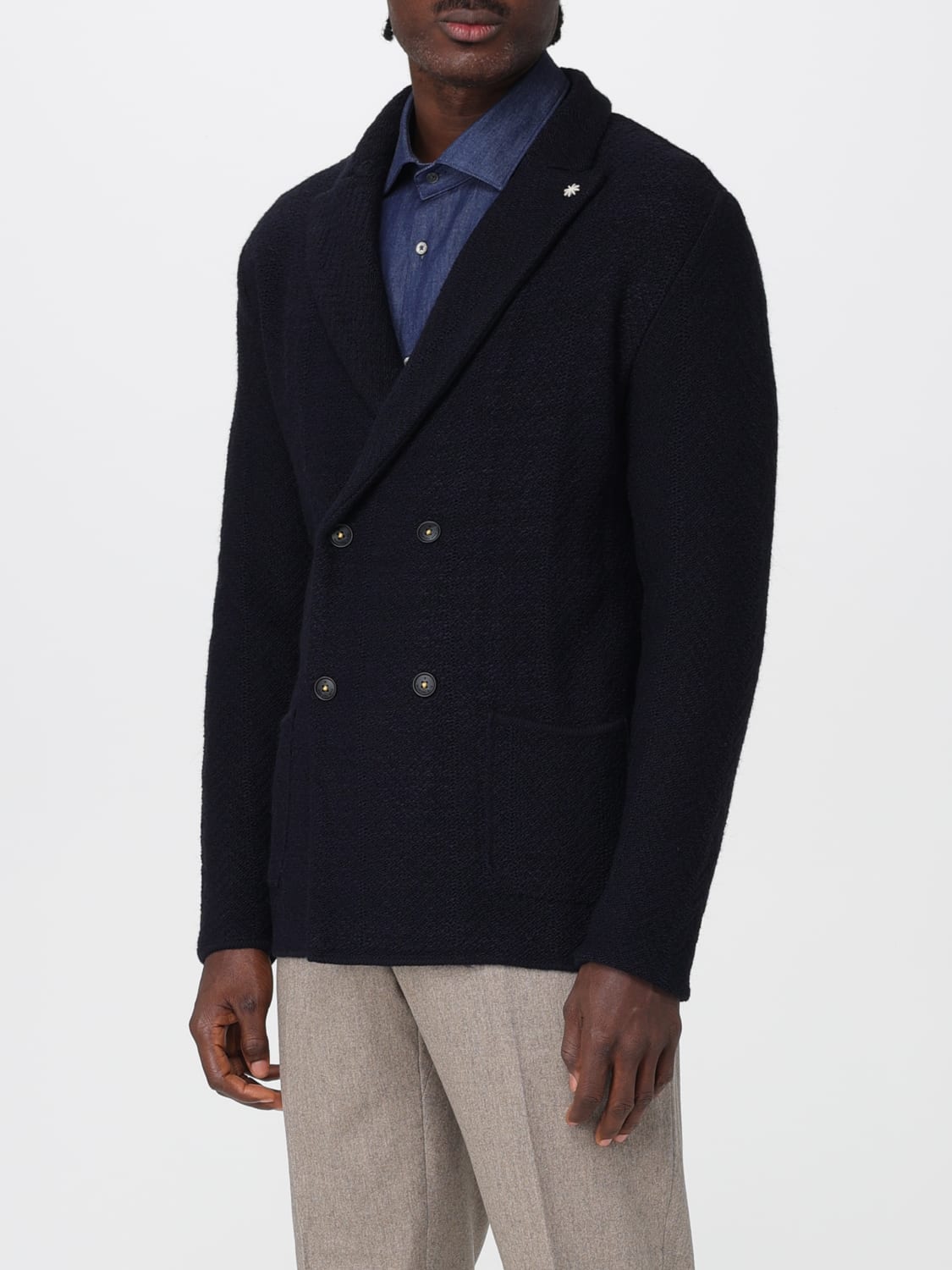 MANUEL RITZ VESTE: Pull homme Manuel Ritz, Bleu - Img 3