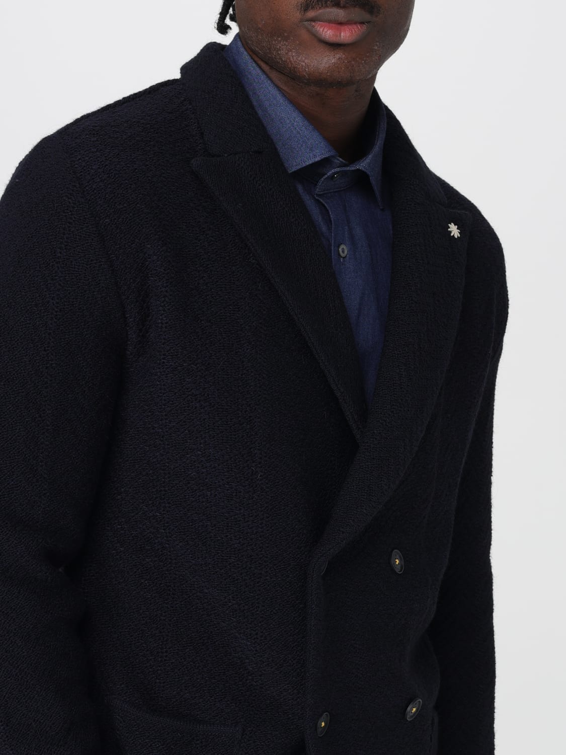 MANUEL RITZ VESTE: Pull homme Manuel Ritz, Bleu - Img 4