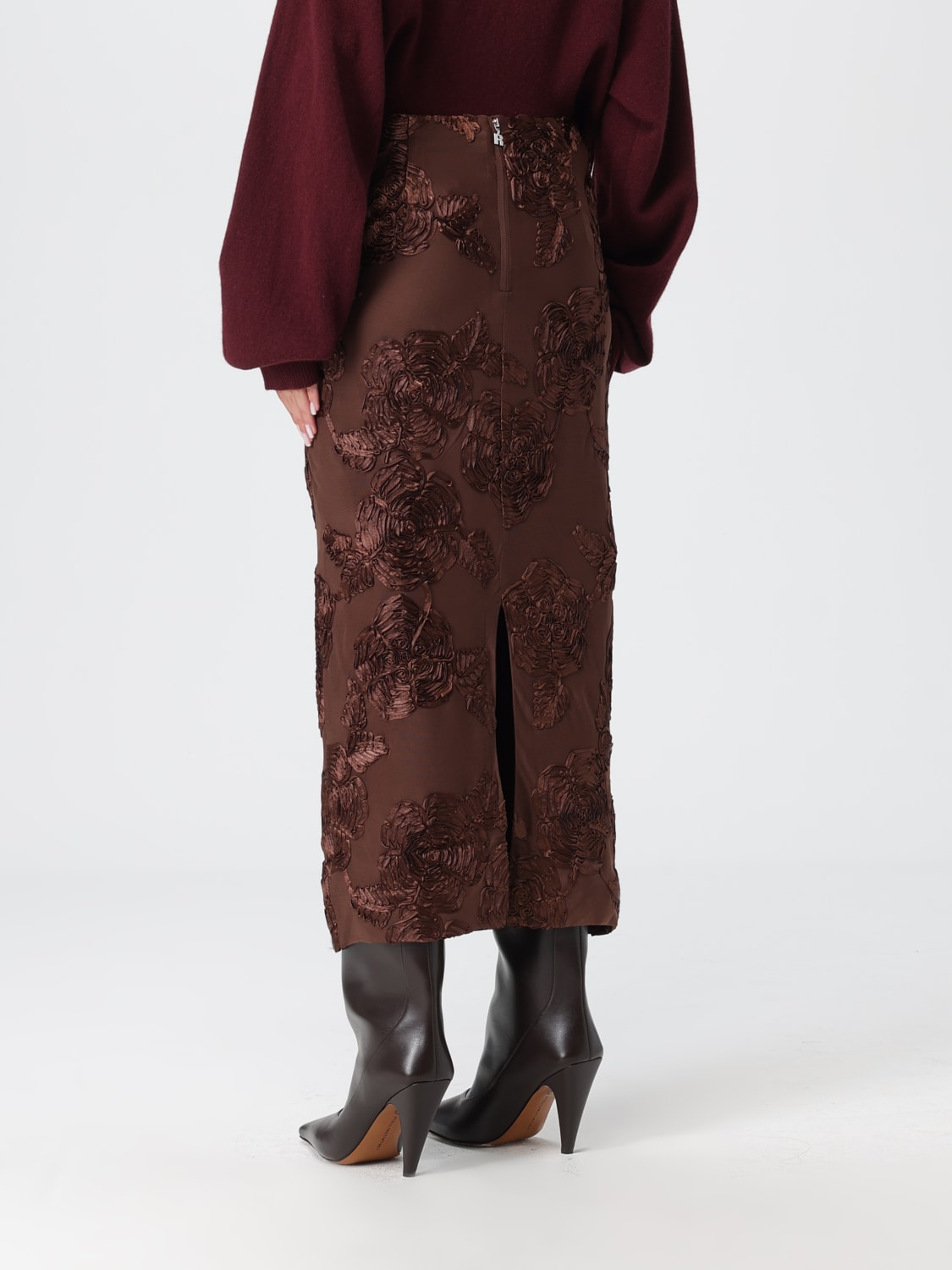 ROTATE ROCK: Rock damen Rotate, Braun - Img 2