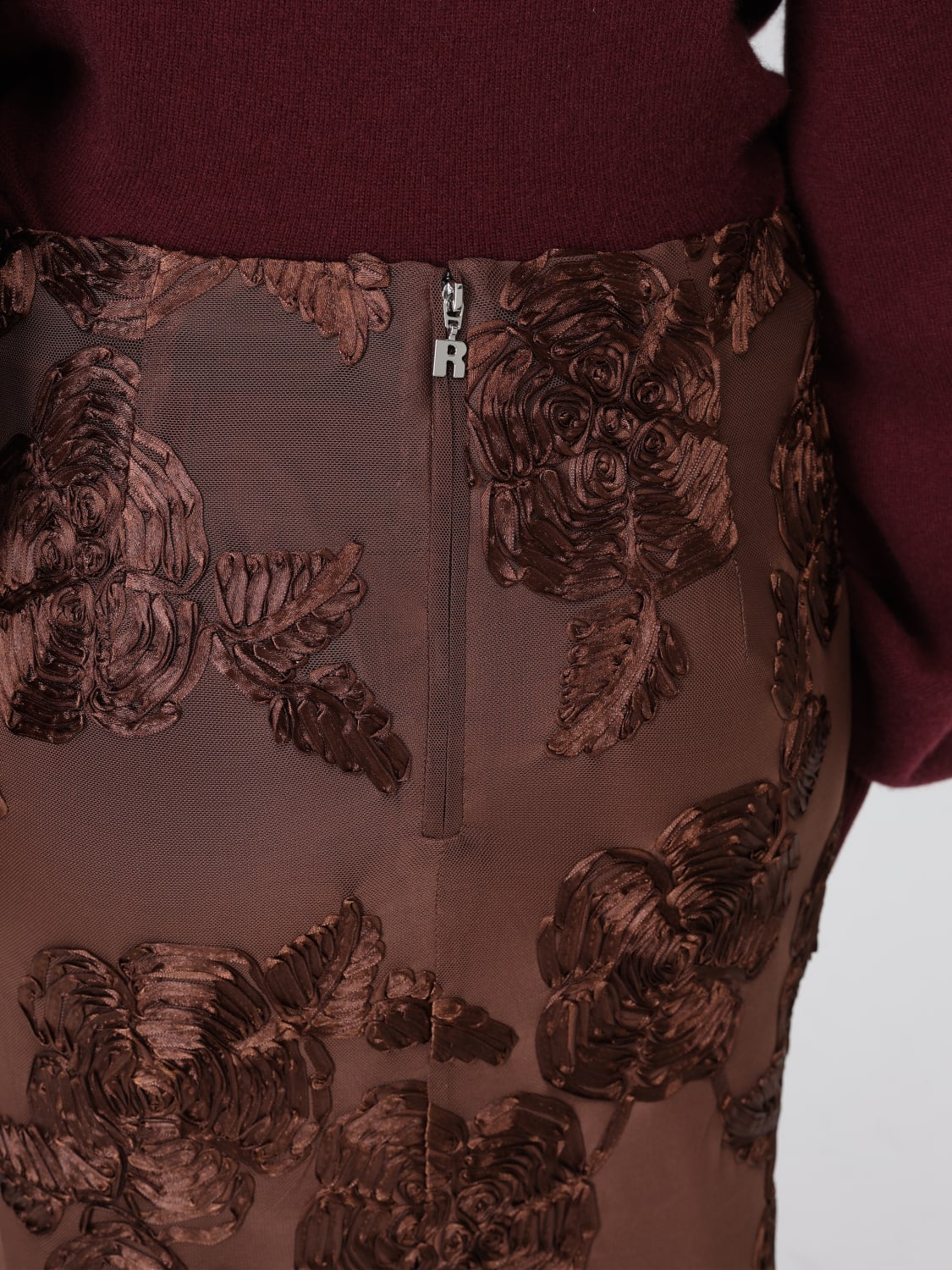 ROTATE ROCK: Rock damen Rotate, Braun - Img 3