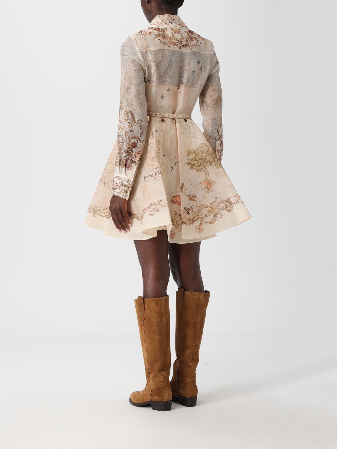 ZIMMERMANN VESTIDO: Vestido mujer Zimmermann, Beige - Img 2