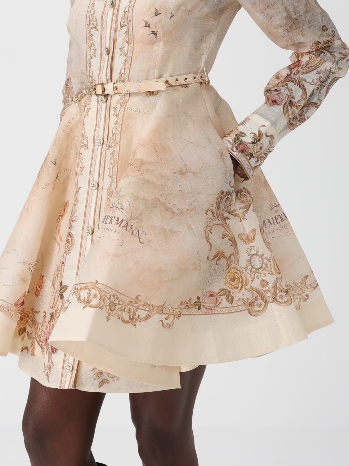 ZIMMERMANN VESTIDO: Vestido mujer Zimmermann, Beige - Img 3
