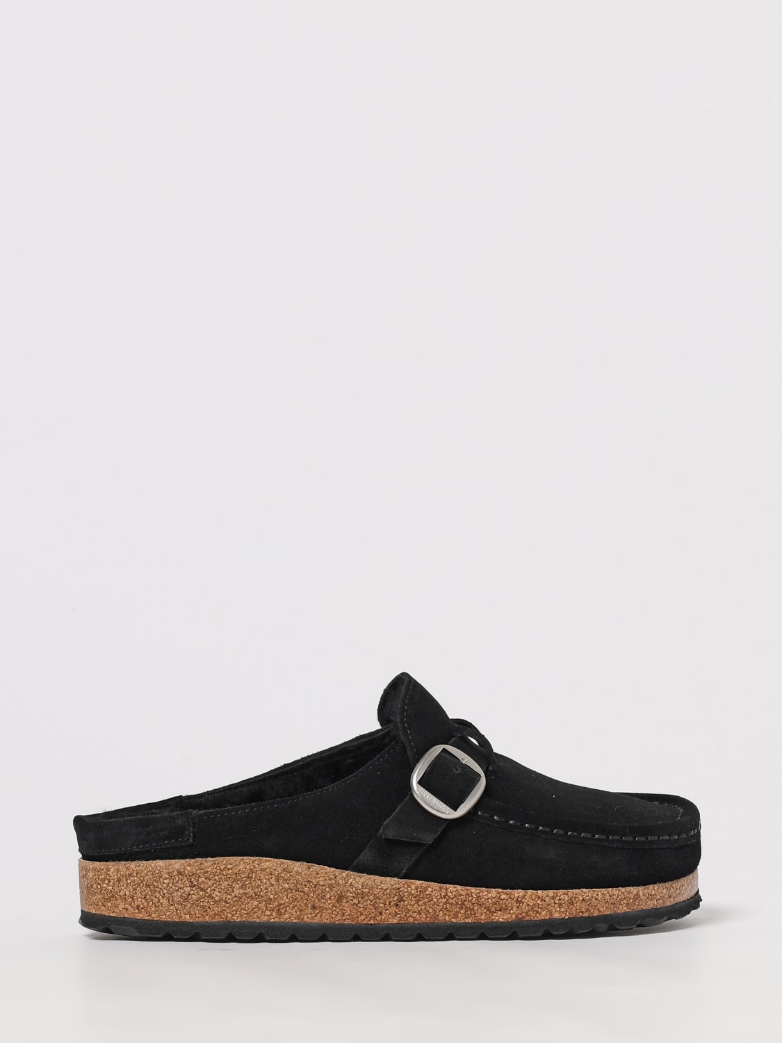 BIRKENSTOCK SHOES: Flat sandals woman Birkenstock, Black - Img 1