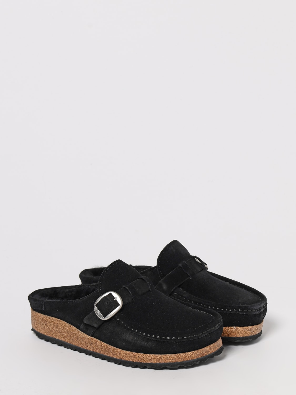 BIRKENSTOCK SHOES: Flat sandals woman Birkenstock, Black - Img 2