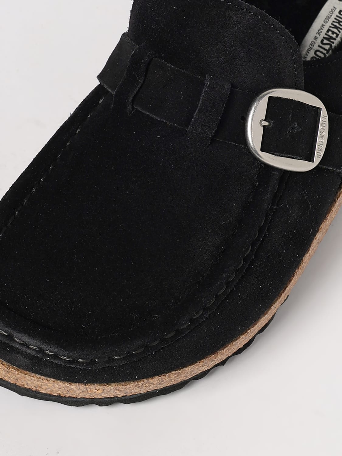 BIRKENSTOCK SHOES: Flat sandals woman Birkenstock, Black - Img 4