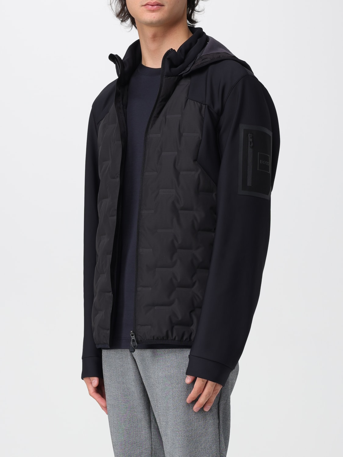 BOSS JACKET: Coat men Boss, Black - Img 3