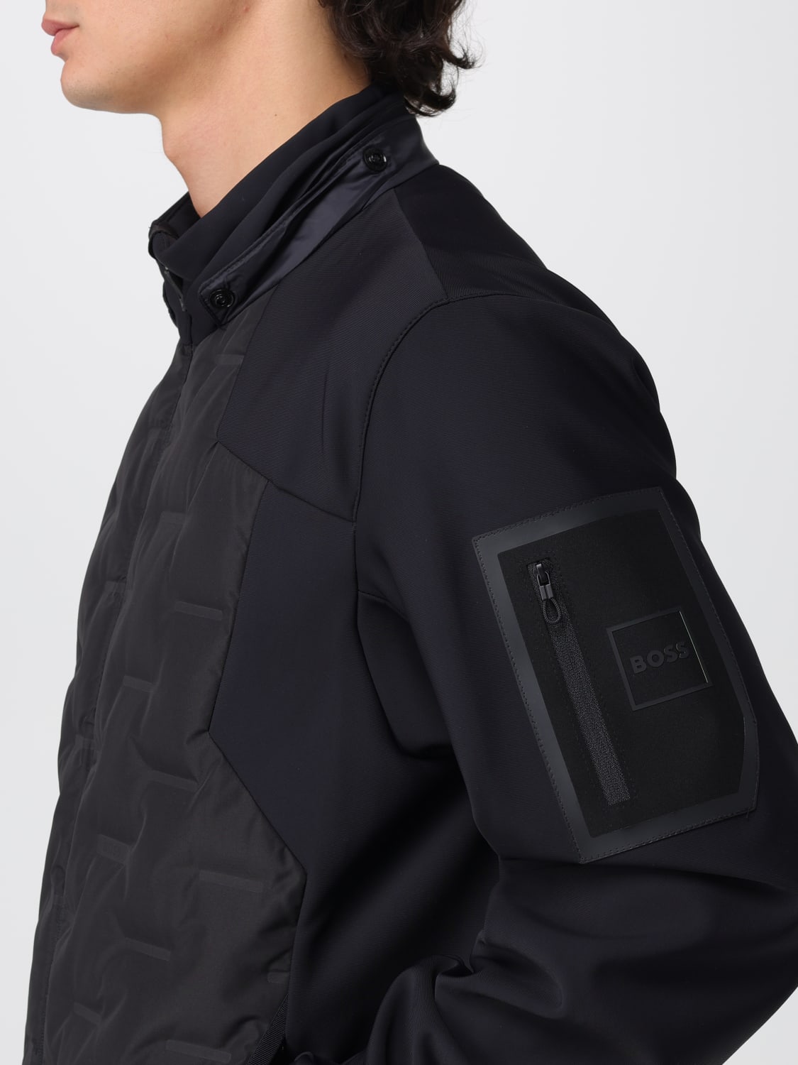 BOSS JACKET: Coat men Boss, Black - Img 4