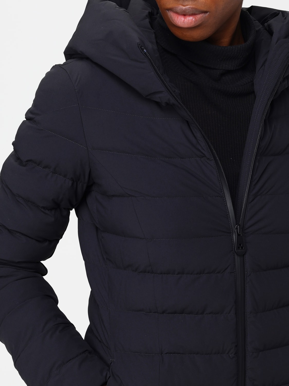 PEUTEREY CHAQUETA: Abrigo mujer Peuterey, Negro - Img 4