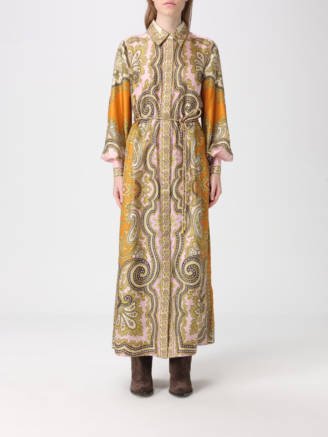 ALEMAIS DRESS: Dress woman Alemais, Brown - Img 1