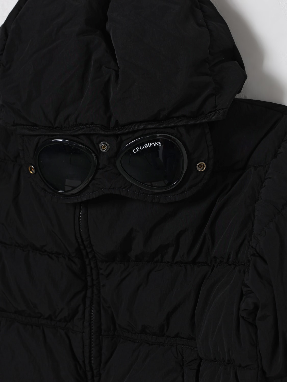 C.P. COMPANY JACKET: Coat kids C.P. Company, Black - Img 3