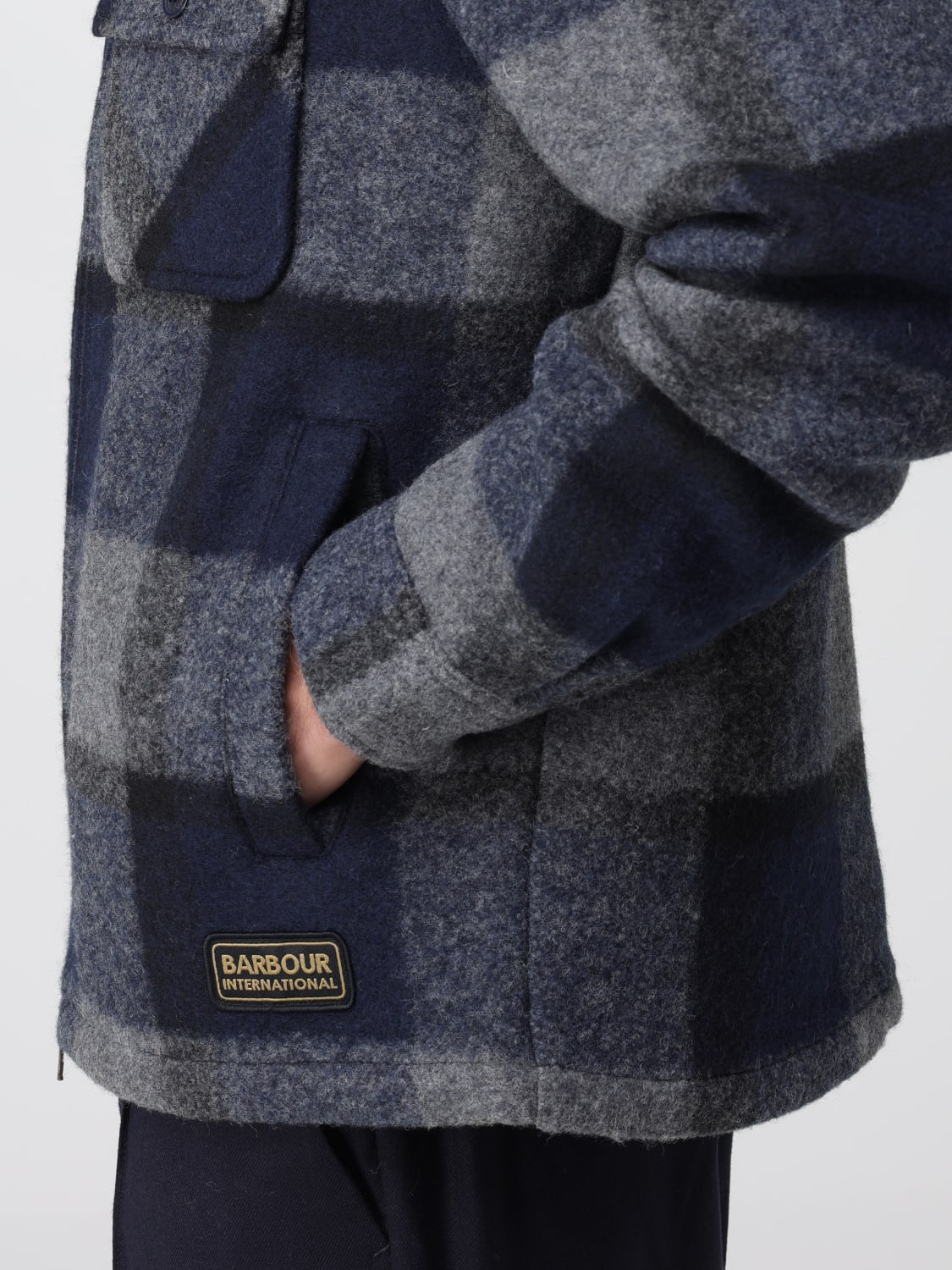 BARBOUR JACKET: Coat men Barbour, Blue - Img 4