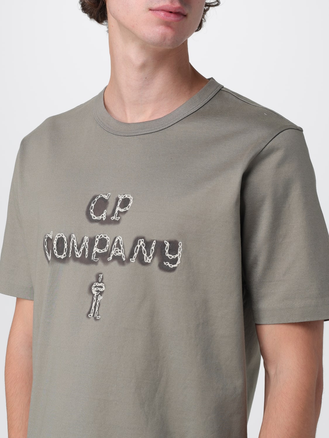 C.P. COMPANY T-SHIRT: T-shirt men C.P. Company, Grey - Img 3