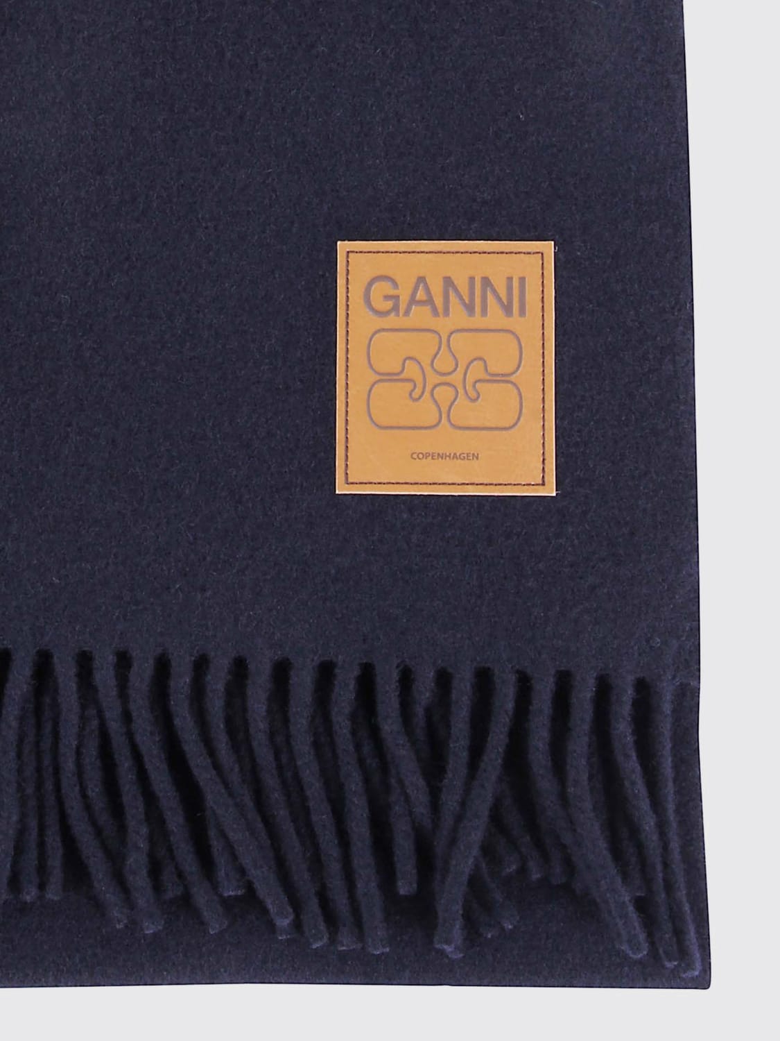 GANNI ÉCHARPE: écharpe femme Ganni, Ciel - Img 2