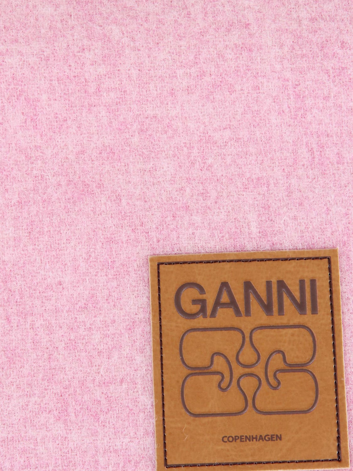 GANNI SCARF: Scarf woman Ganni, Lilac - Img 2