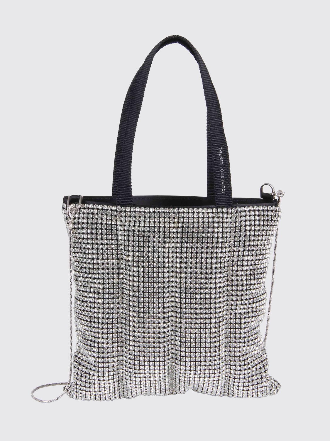 TWENTY FOURHAITCH MINI BOLSO: Bolso de hombro mujer Twenty Fourhaitch, Plata - Img 1