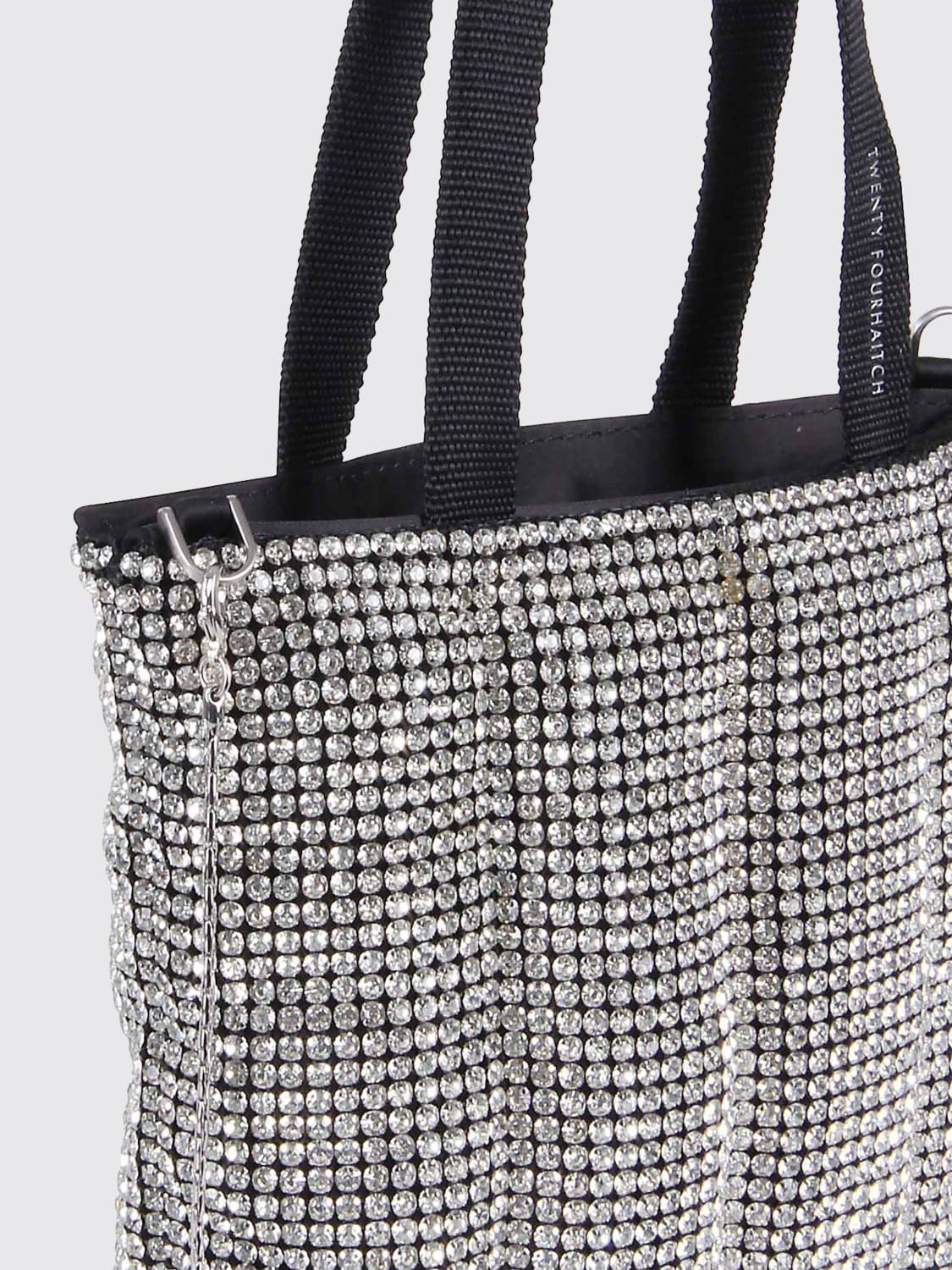 TWENTY FOURHAITCH MINI BOLSO: Bolso de hombro mujer Twenty Fourhaitch, Plata - Img 3