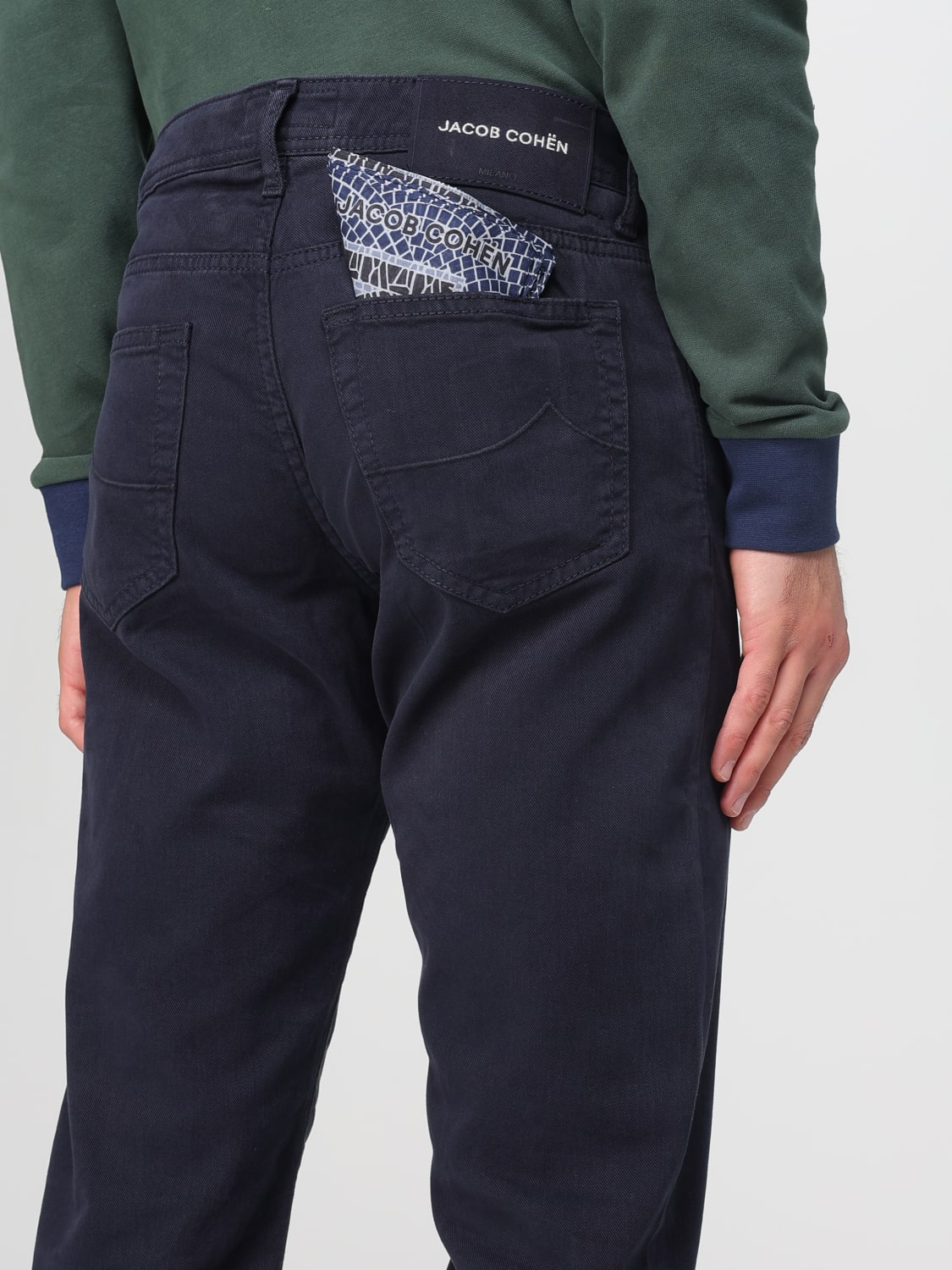 JACOB COHEN PANTS: Pants men Jacob Cohen, Blue - Img 3