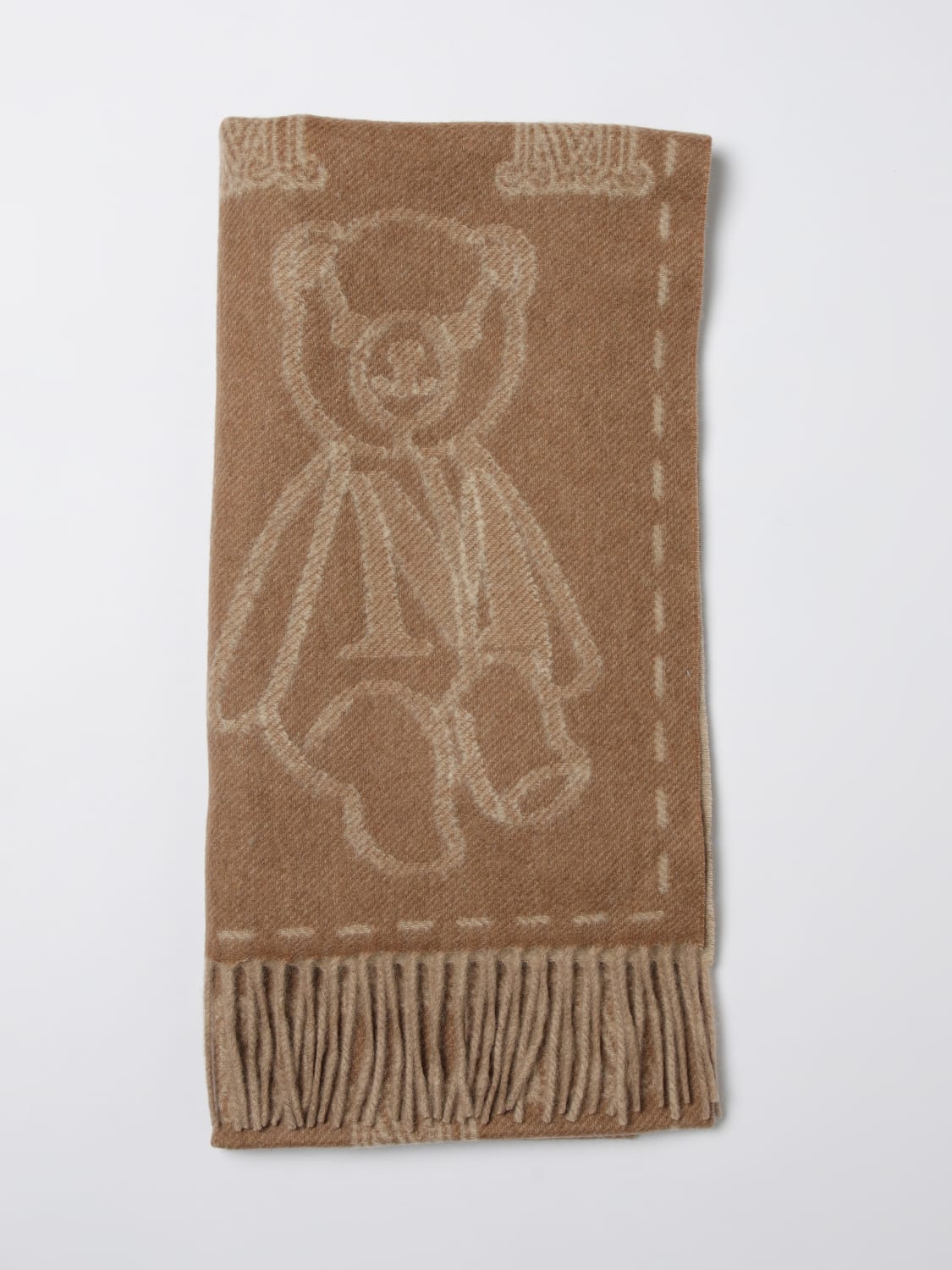 MAX MARA SCARF: Scarf woman Max Mara, Beige - Img 1