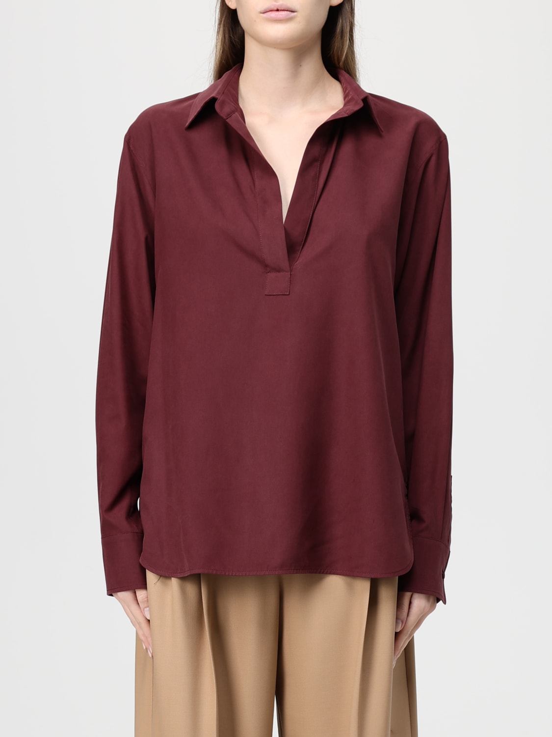 MAX MARA TOP: Shirt woman Max Mara, Red - Img 1