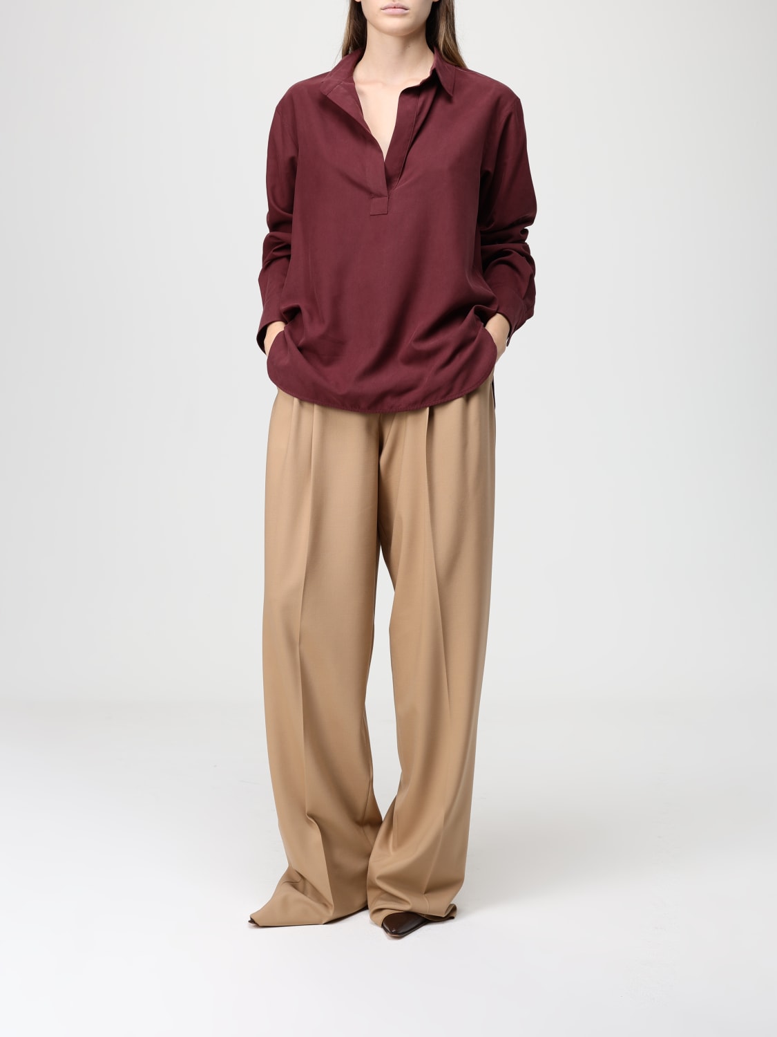MAX MARA TOP: Shirt woman Max Mara, Red - Img 2