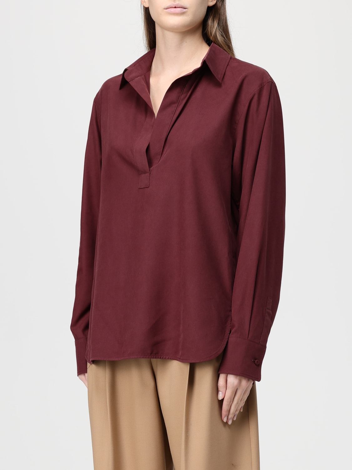 MAX MARA TOP: Shirt woman Max Mara, Red - Img 4