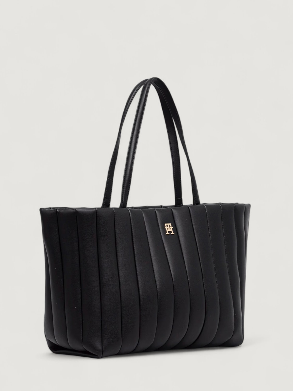 TOMMY HILFIGER SAC CABAS: Sac porté épaule femme Tommy Hilfiger, Noir - Img 2