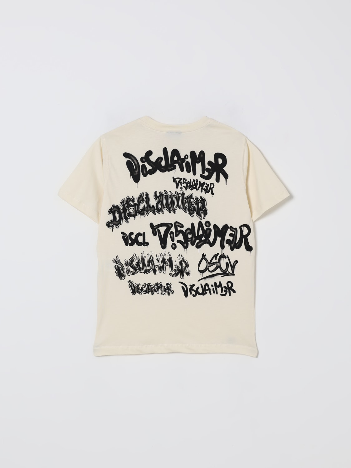 DISCLAIMER T-SHIRT: Sweater kids Disclaimer, Milk - Img 2