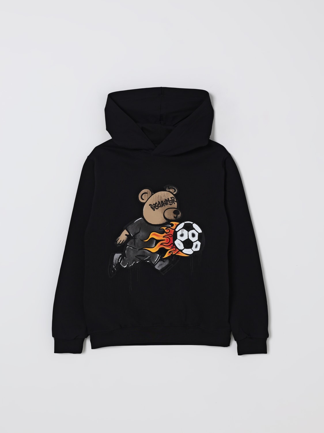 DISCLAIMER PULLOVER: Pullover kinder Disclaimer, Schwarz - Img 1