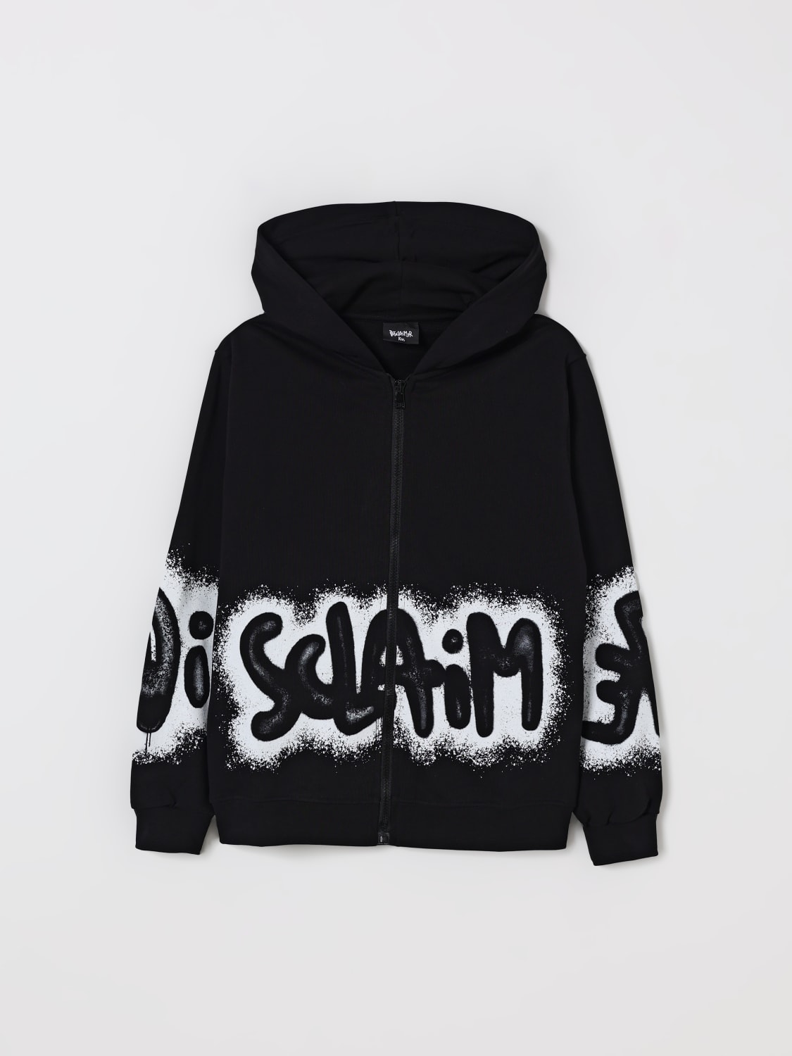 DISCLAIMER SWEATER: Sweater kids Disclaimer, Black - Img 1