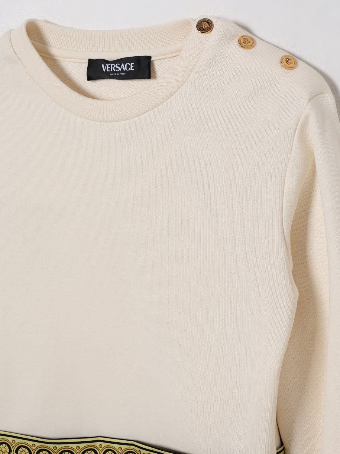 VERSACE DRESS: Dress kids Versace, White - Img 3