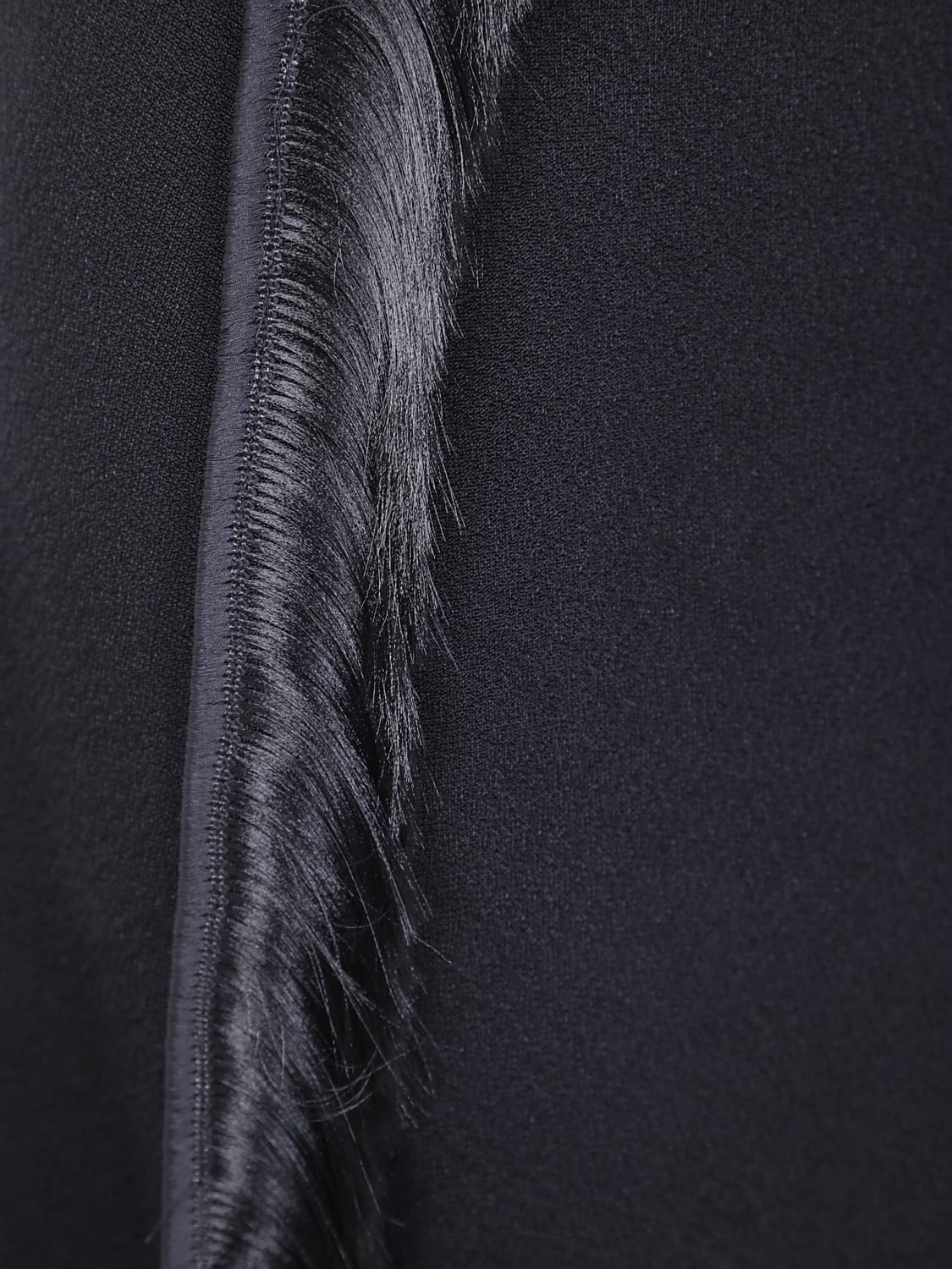 JIL SANDER GONNA: Gonna midi Jil Sander in misto viscosa , Nero - Img 3