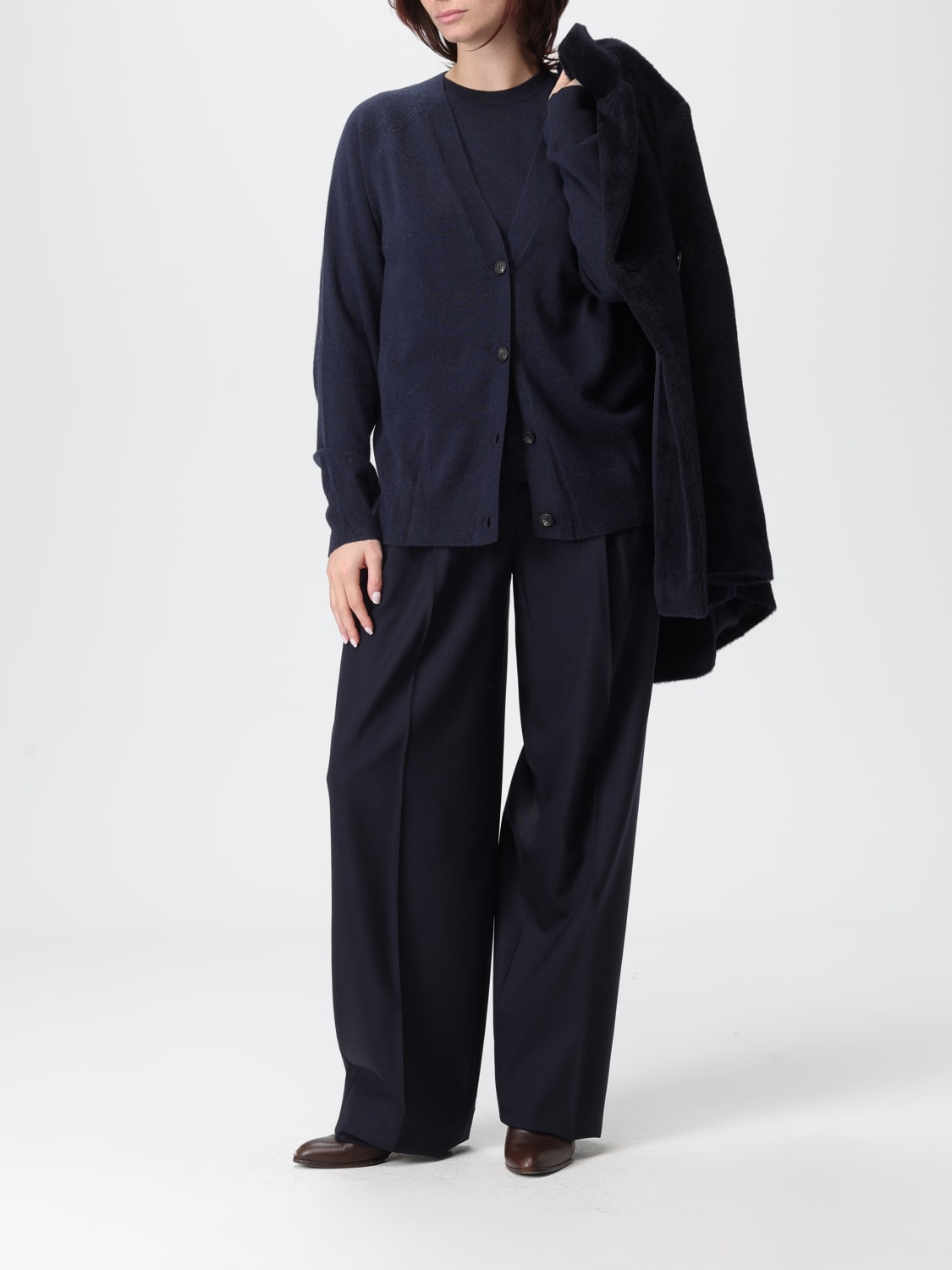 'S MAX MARA COAT: Jacket woman 's Max Mara, Blue - Img 2