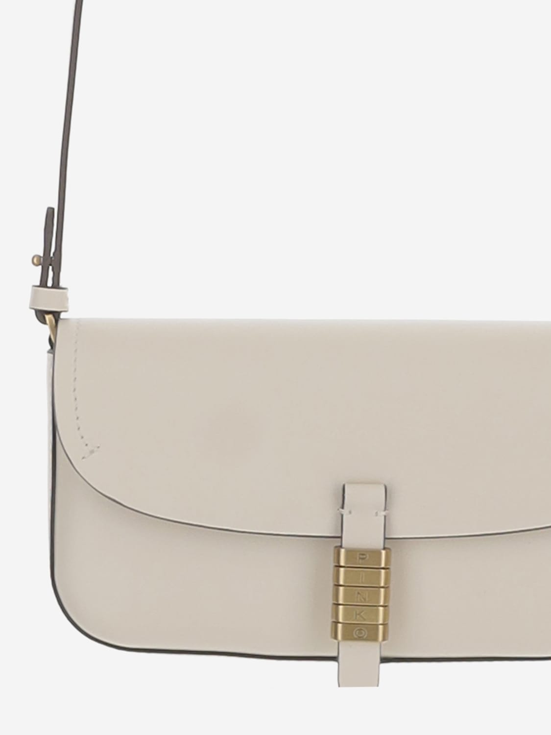 PINKO MINI BAG: Shoulder bag woman Pinko, White - Img 3