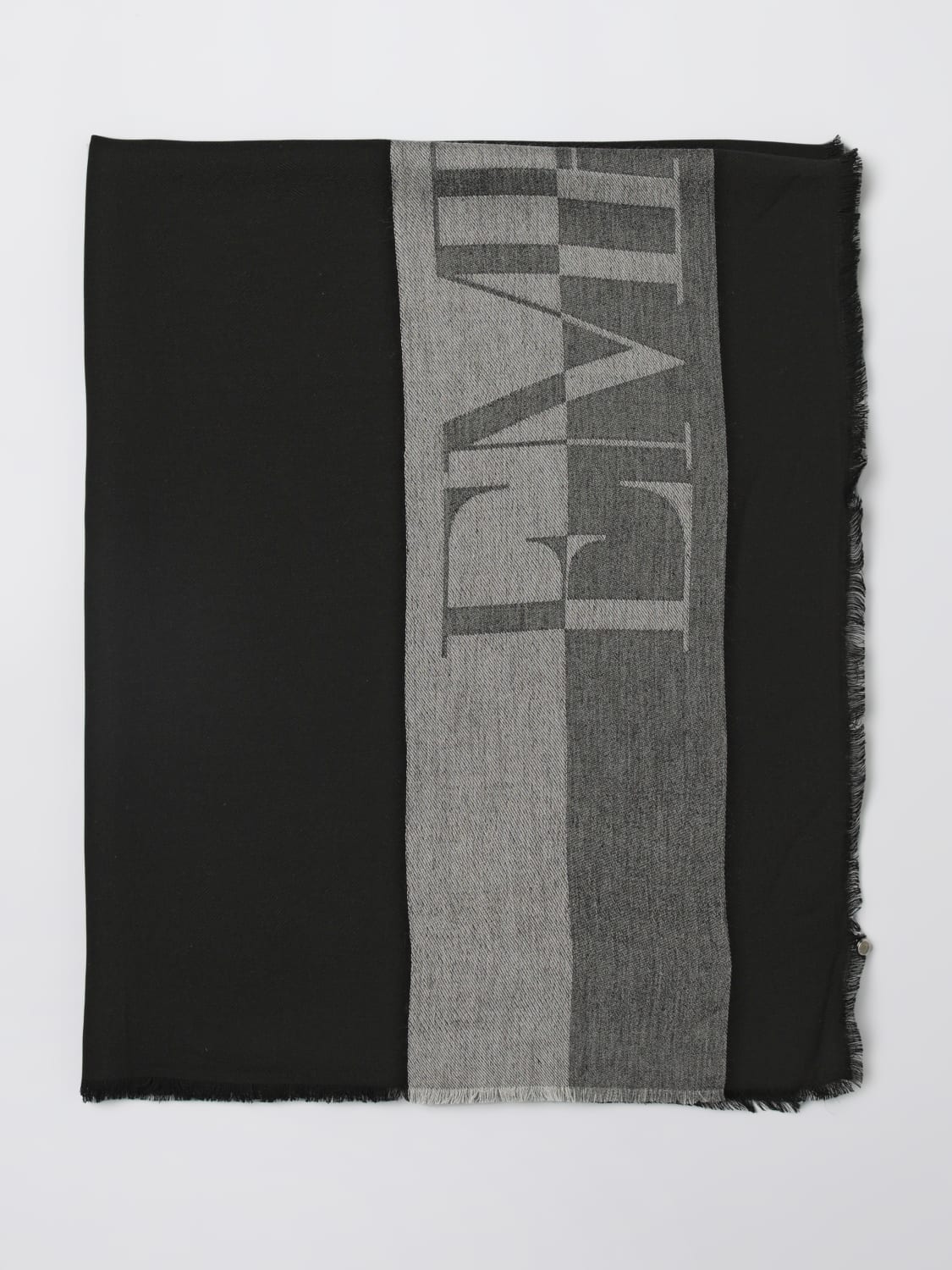 EMPORIO ARMANI SCARF: Neck scarf men Giorgio Armani, Black - Img 1
