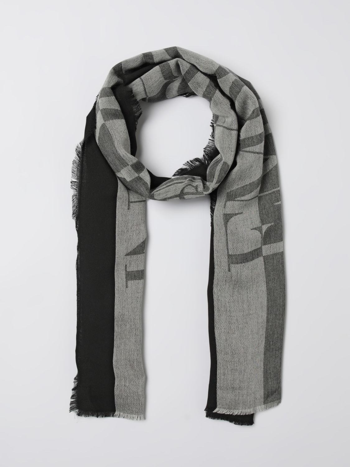 EMPORIO ARMANI SCARF: Neck scarf men Giorgio Armani, Black - Img 2