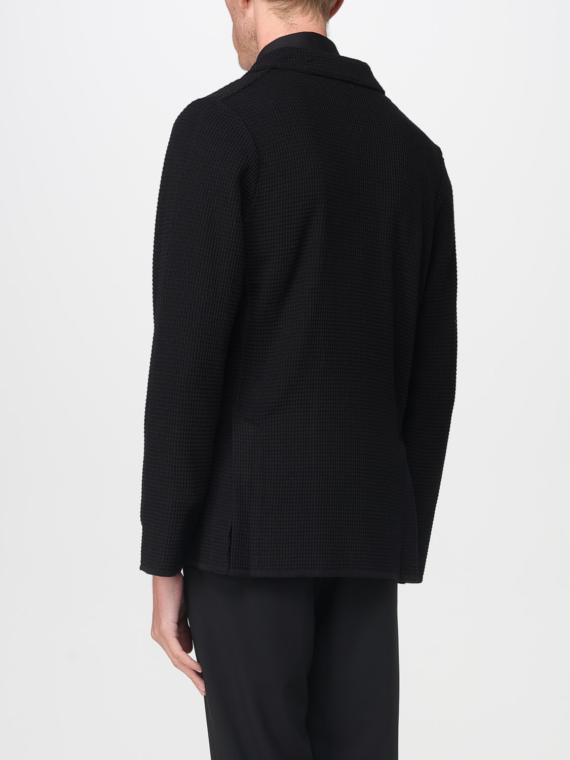 LARDINI 外套: 外套 男士 Lardini, 黑色 - Img 2