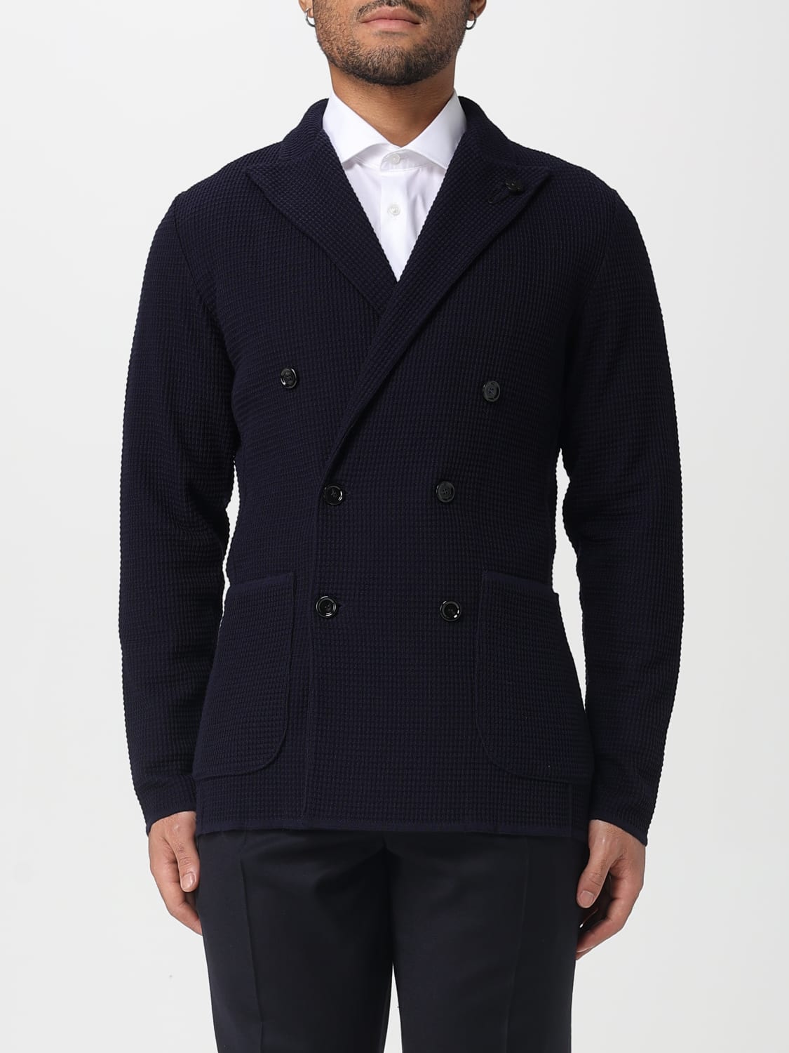 LARDINI JACKET: Jacket men Lardini, Navy - Img 1