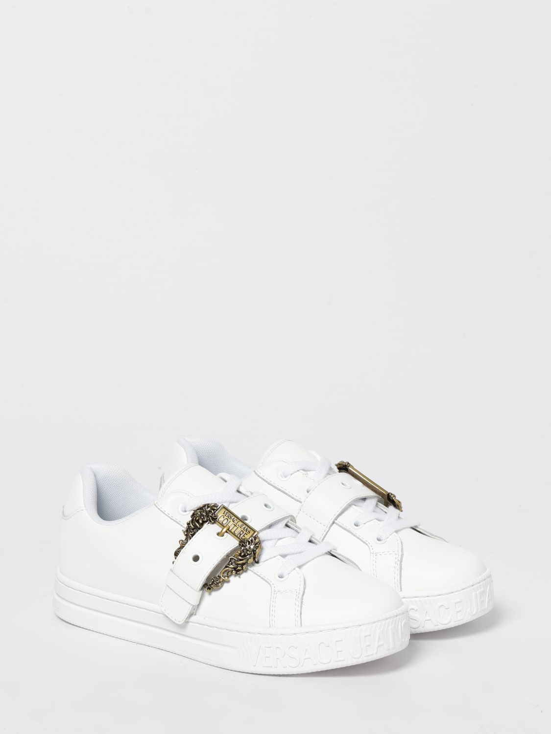 VERSACE JEANS COUTURE SNEAKERS: Sneakers woman Versace Jeans Couture, White - Img 2