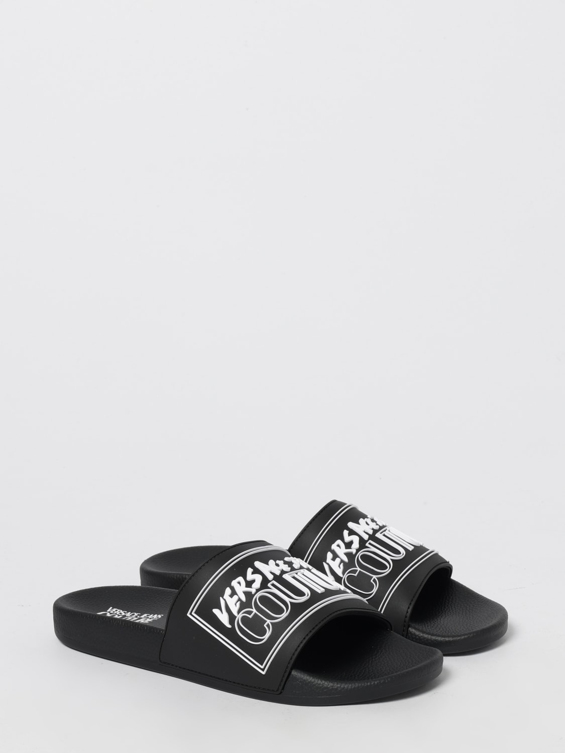 VERSACE JEANS COUTURE SANDALS: Sandals men Versace Jeans Couture, Black - Img 2