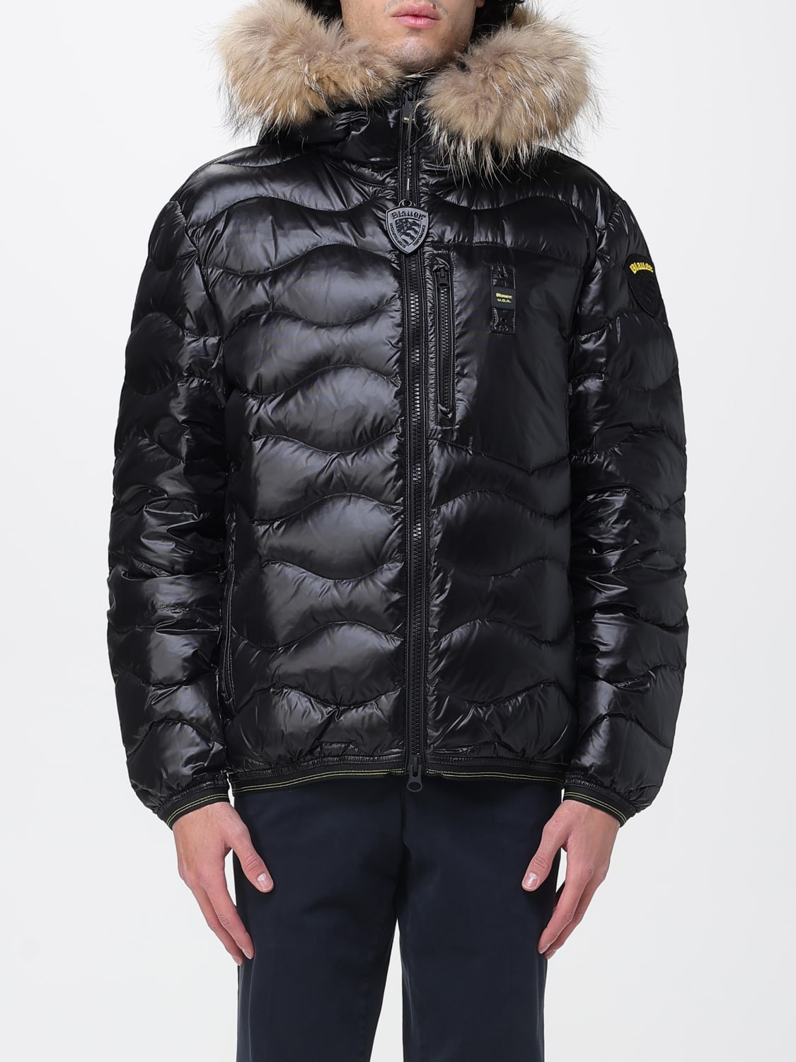 BLAUER JACKE: Jacke herren Blauer, Schwarz - Img 1