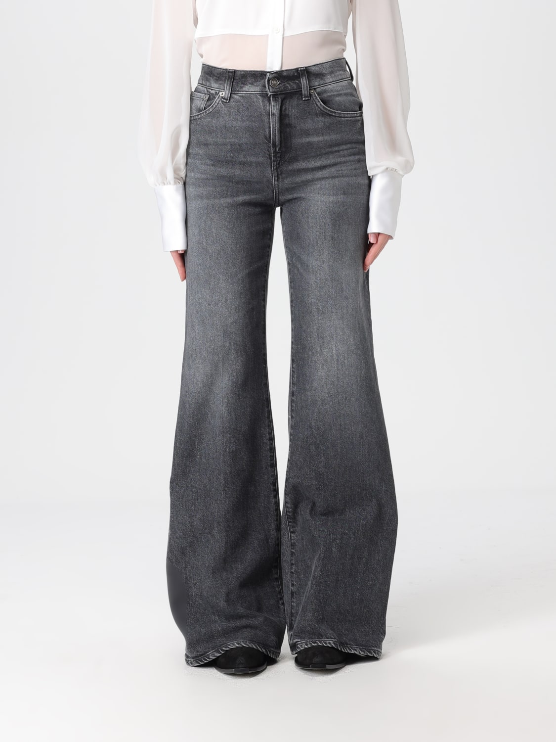 DONDUP JEANS: Jeans woman Dondup, Black - Img 1