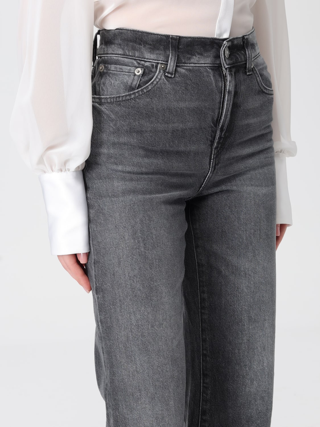 DONDUP JEANS: Jeans woman Dondup, Black - Img 3