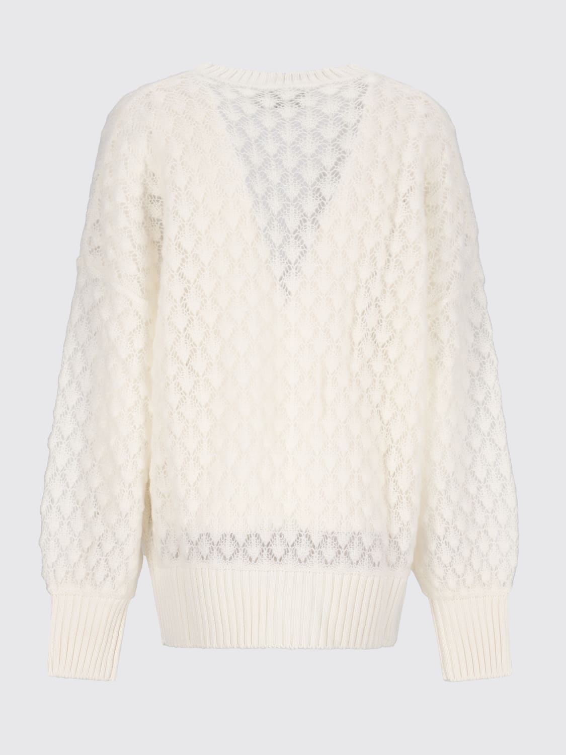 BLUMARINE SWEATER: Cardigan woman Blumarine, White - Img 2